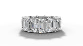 14K Gold Emerald-Cut Diamond Eternity Band (6.00 ct)